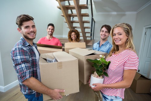 Kensington movers loading furniture for a free quote example