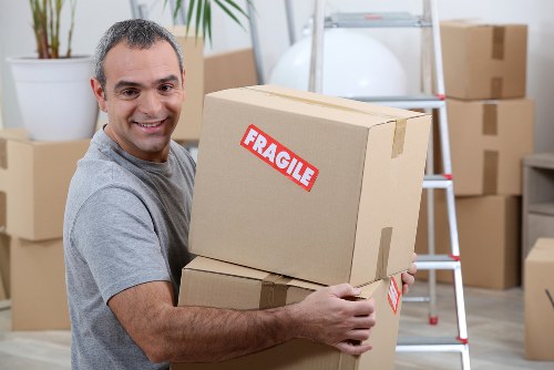 Commercial moving team planning a business relocation in Kensington