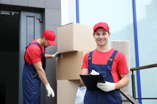Packing boxes and moving supplies for a Kensington home move