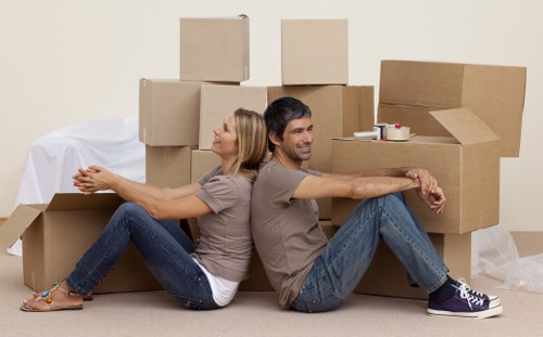 Removal van support for a Kensington residential move