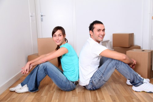 Home and office item loading with a man with van team