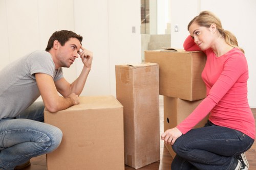 Organised packing process for a local Kensington move