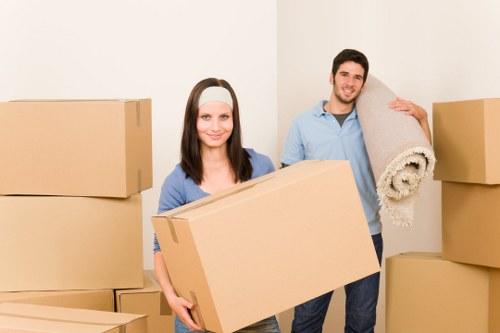 Apartment relocation with a removal van in Kensington