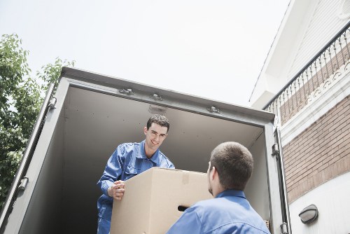 Local office move logistics in Kensington with loading and transport