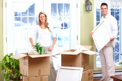 Professional furniture pick-up arranged for a Kensington property